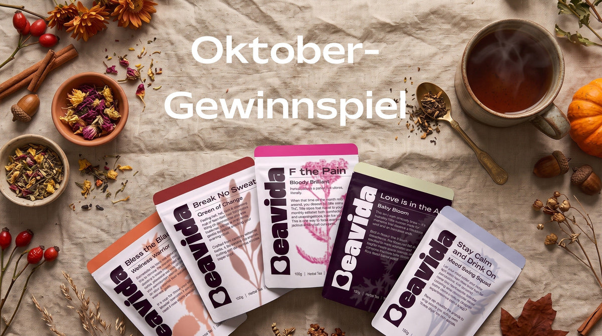 Beavida-Gewinnspiel Oktober 2026: Wir verschenken 5 Tees!
